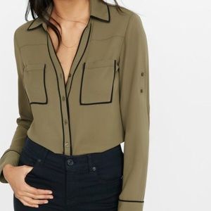 Express olive green and black portofino